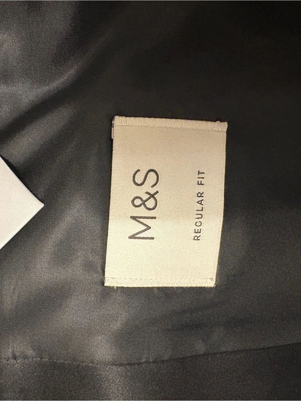 Black Men's Satin Lapel Tuxedo Blazer - Mark’s & Spencer